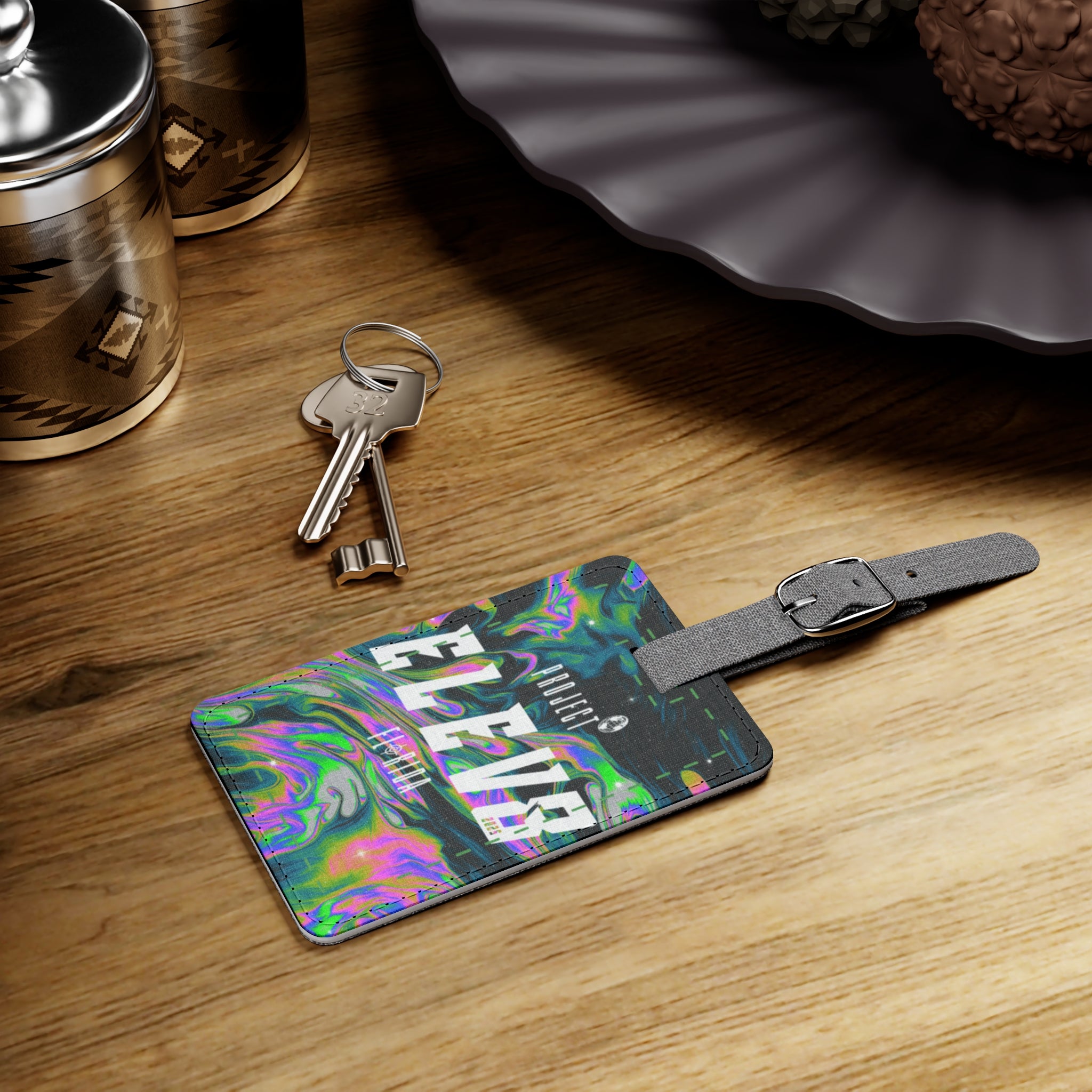 Project ELEV8 Saffiano Luggage Tag