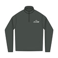 ELEV8 PEAK EMBROIDERED WHITE QUARTER-ZIP PULLOVER