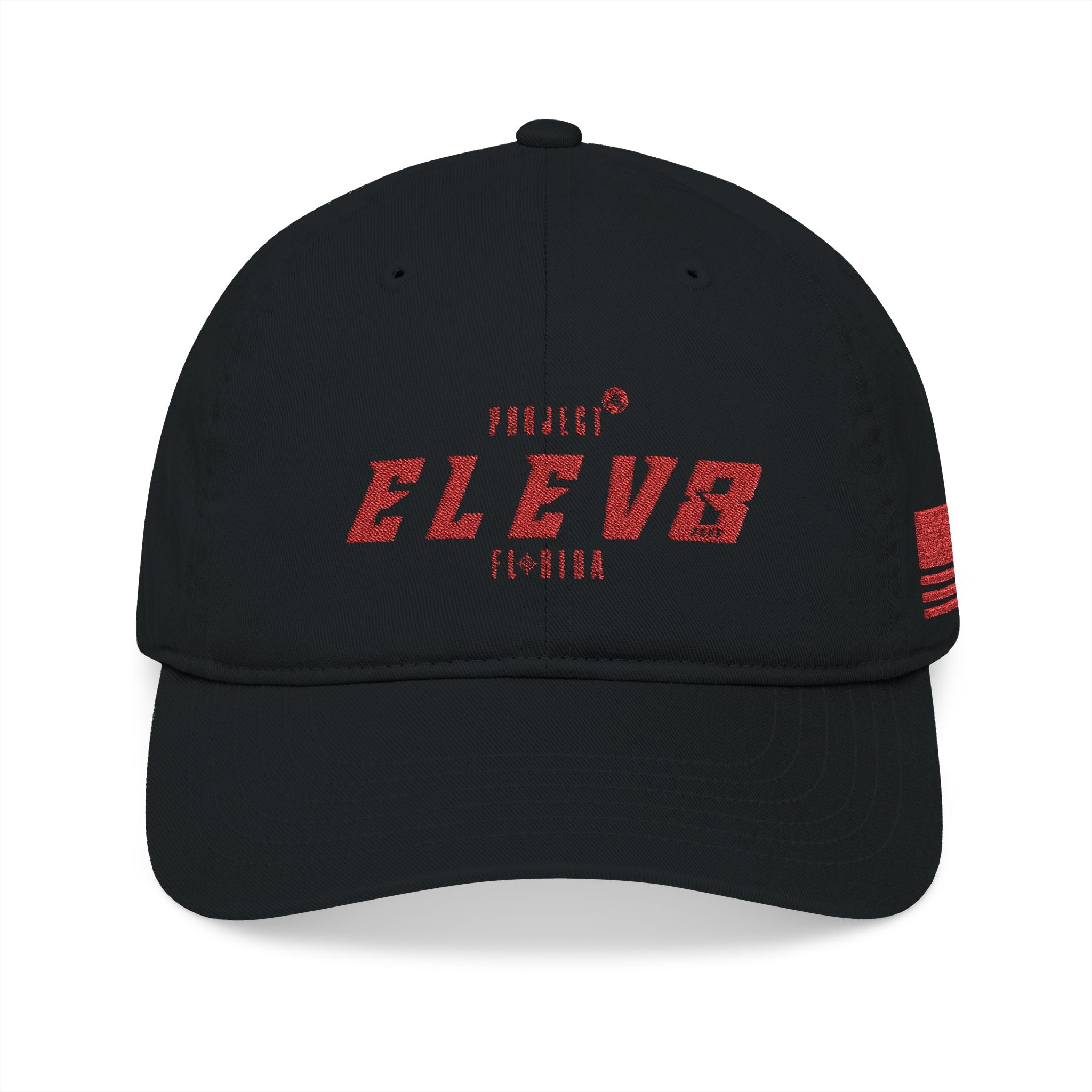 Project ELEV8 Baseball Cap Red Logo