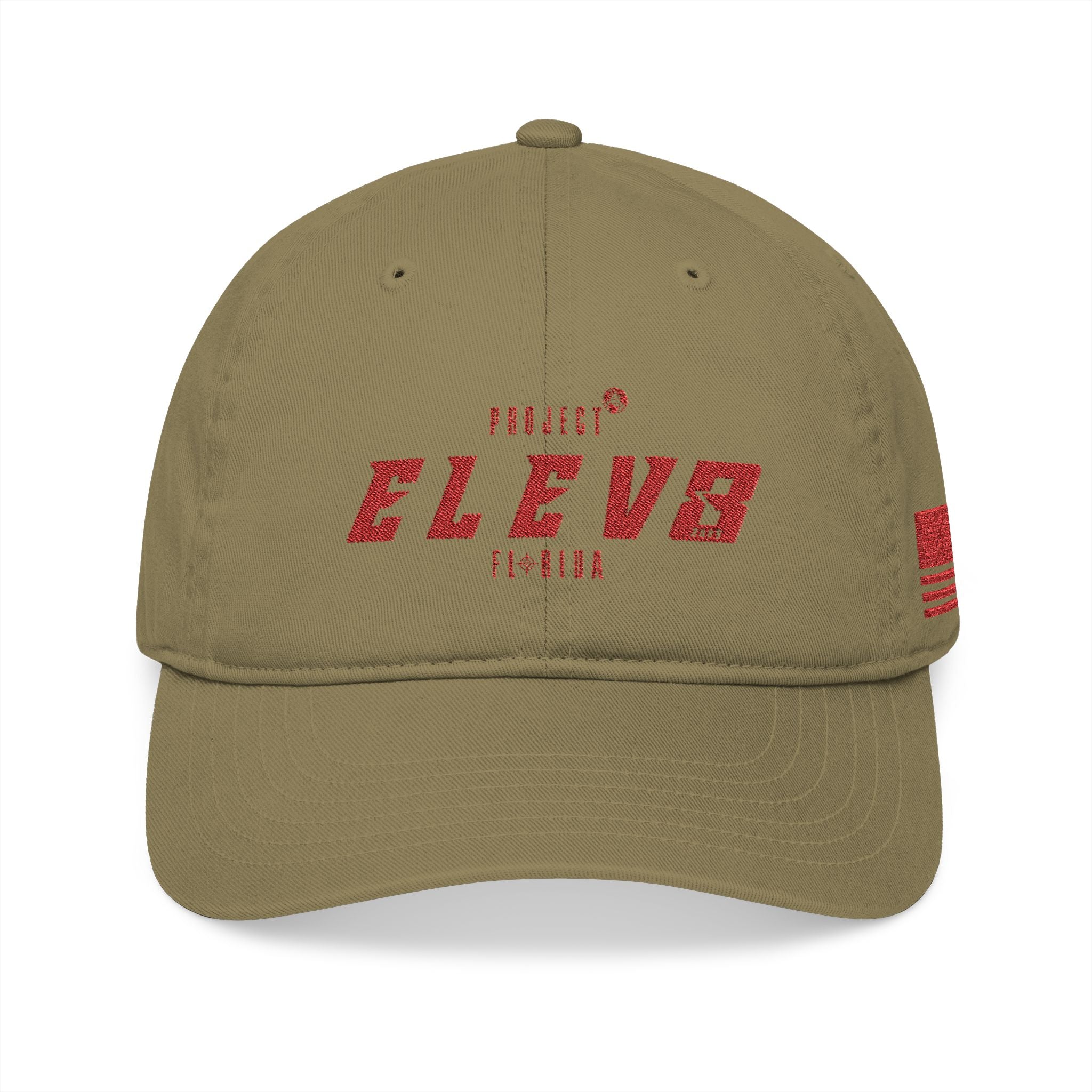 Project ELEV8 Baseball Cap Red Logo
