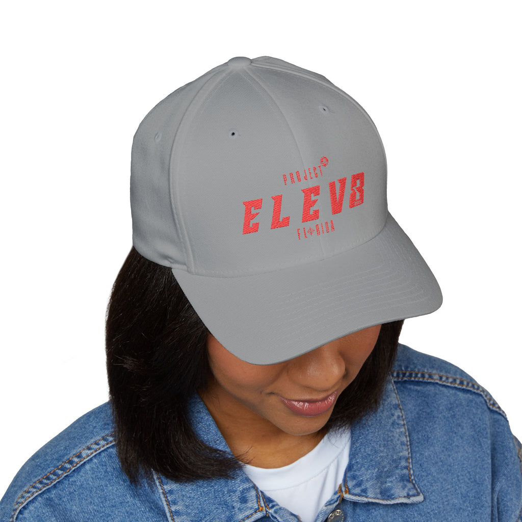 Project ELEV8 FlexFit Red Logo