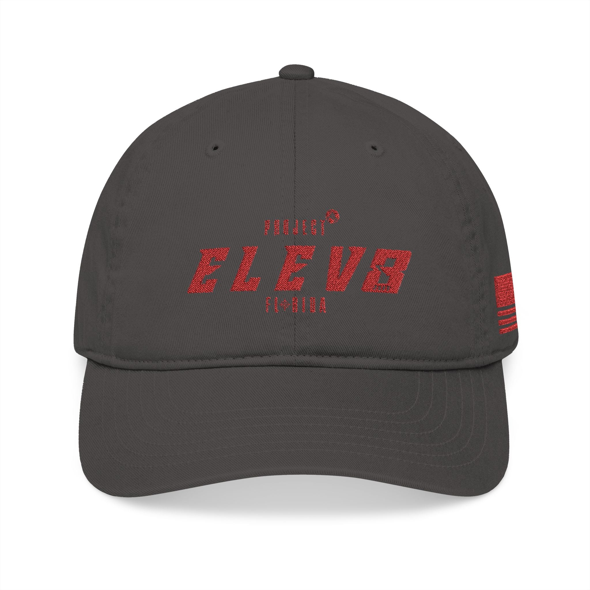 Project ELEV8 Baseball Cap Red Logo