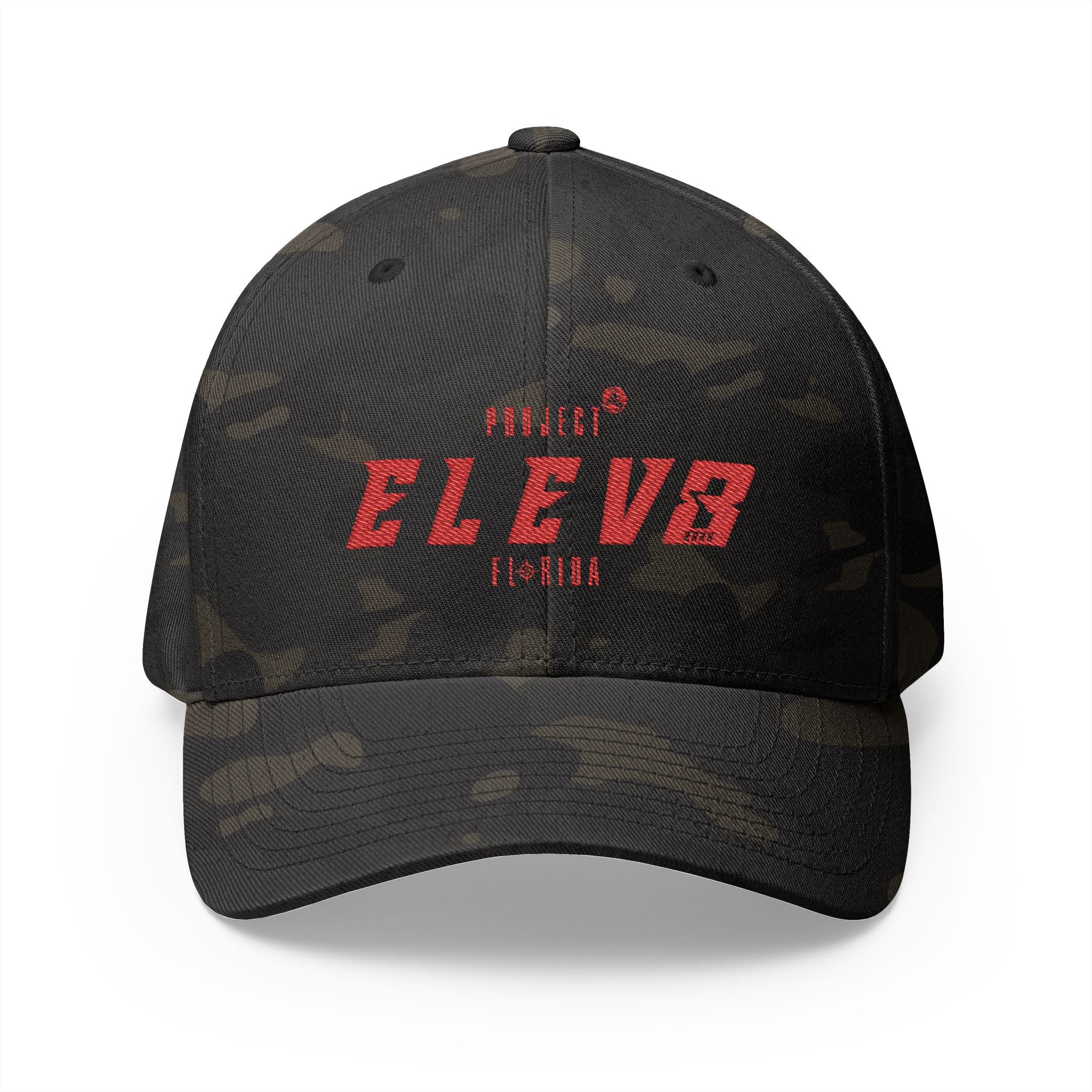 Project ELEV8 FlexFit Red Logo