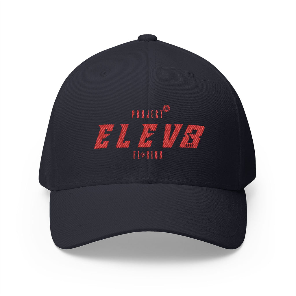 Project ELEV8 FlexFit Red Logo