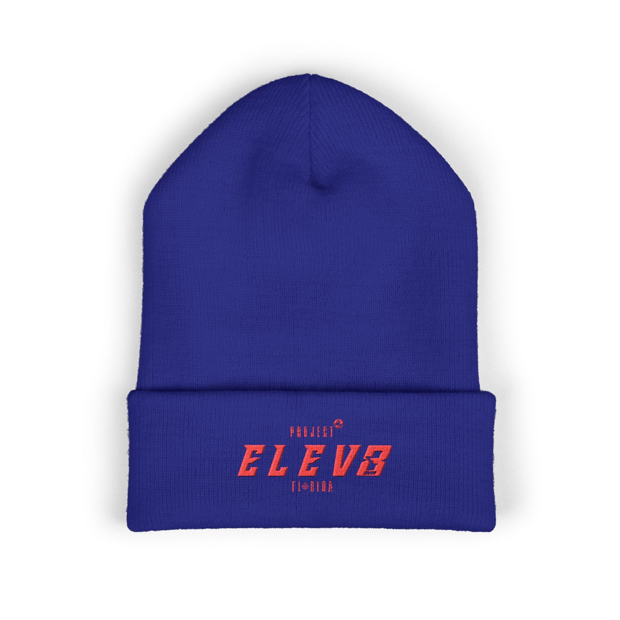 ELEV8 PEAK BEANIE RED STITCH