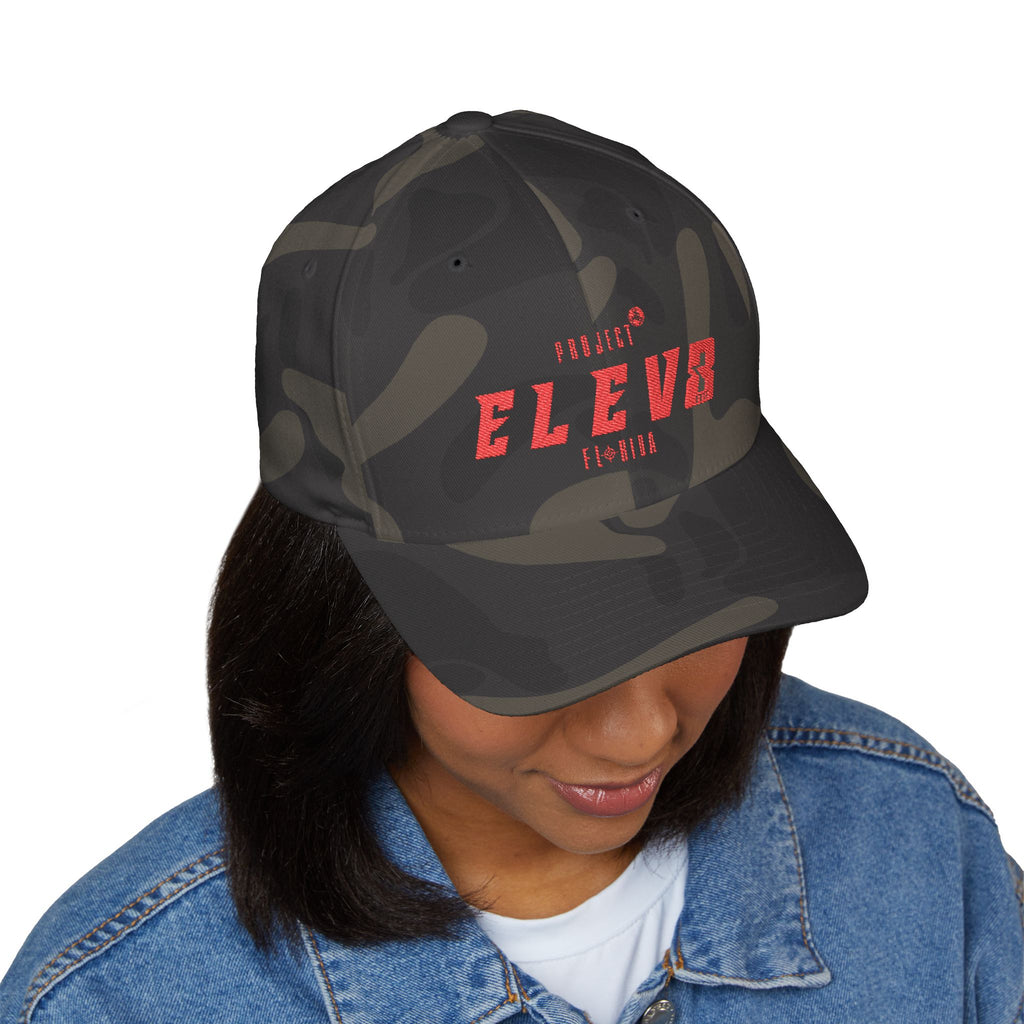 Project ELEV8 FlexFit Red Logo